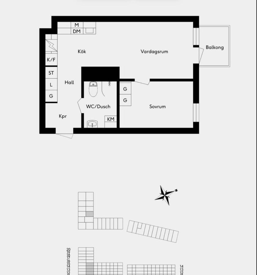 Fresh And Cosy Apartment In The Center Of The City สต็อกโฮล์ม ภายนอก รูปภาพ